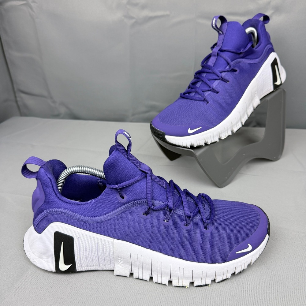 Nike Free Metcon 6 Purple White Black Training Shoes HM3754-500 Mens 9.5